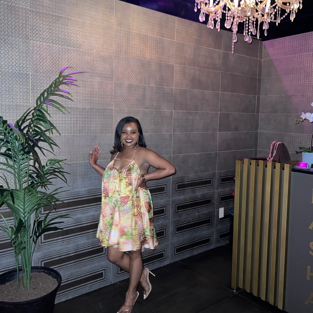 Printed dress